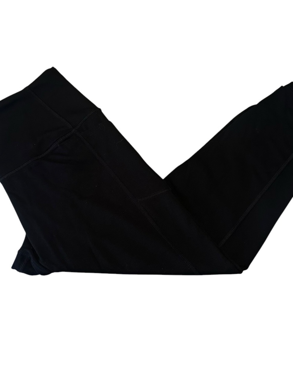 Victoria Sport Knockout High Waist 7/8 Leggings Black Pockets L - Picture 4 of 11